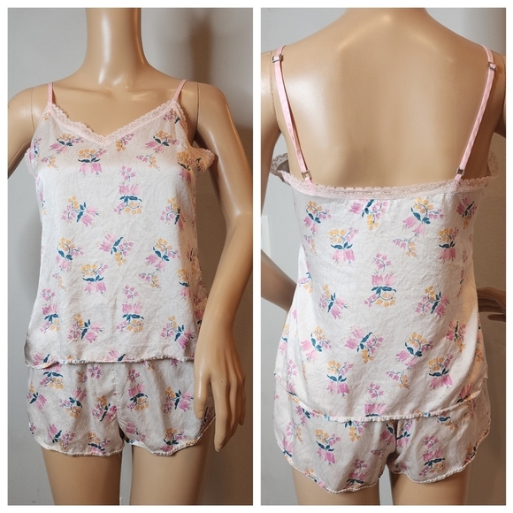 Morgan Lane Silk-Blend Ruthie Corey Set in Kailini Floral. Size xs or small - Picture 4 of 15
